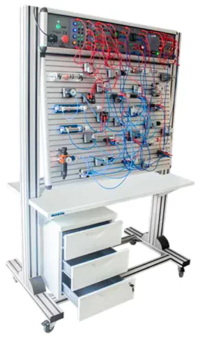 PNÖMATİK - ELEKTROPNÖMATİK EĞİTİM SETİ