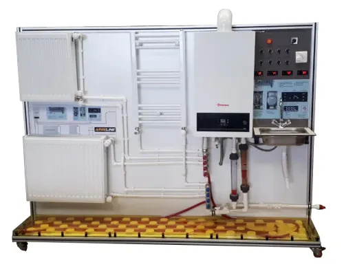 GAZLI KOMBİ TRESİSATI ARIZA EĞİTİM SETİ