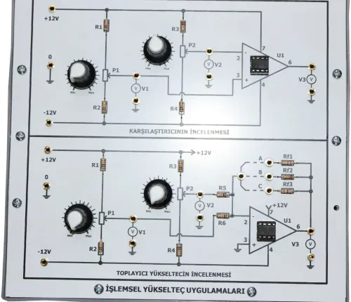 İŞLEMSEL YÜKSELTEÇ EĞİTİM SETİ